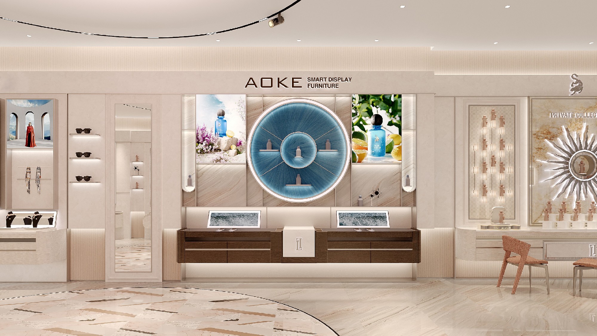 【Latest】 Luxury Customization of High-end Jewelry Brand’s New Store Showcase